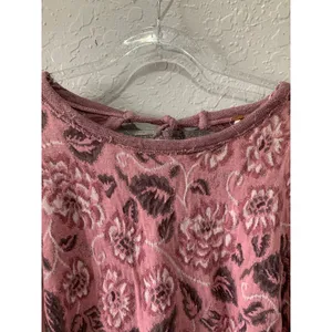 Free People No Ordinary Top Smoked Pink Combo Size L NWT BOHO thumbnail 5