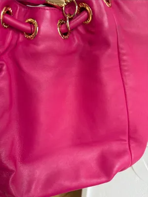 Michael Kors Hot Pink Tassel Tote Bag Purse thumbnail 7