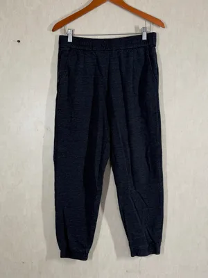 Varley Women’s Lincoln Pant Classic Sweat Jogger Pants in Black Marl M thumbnail 3