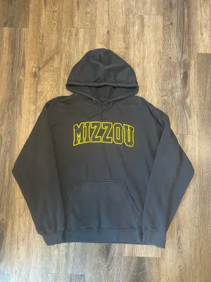 Big Cotton Mizzou Black Hoodie thumbnail 1