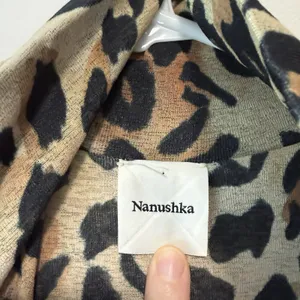 Nanushka Leopard Blaize Zipper Maxi Dress Size Small thumbnail 9