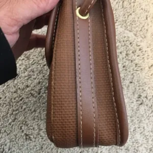 Vintage brown Liz Claiborne crossbody purse thumbnail 15