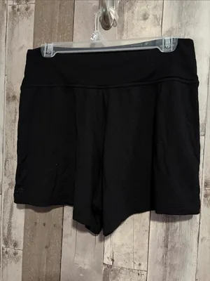 Athleta Breathe Shortie Black Soft Shorts Size medium thumbnail 2