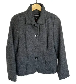 Lavender Hill Wool Blend Jacket Blazer Coat Womens 8 Button‎ Pocket Lined thumbnail 1