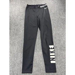Nike Pro Women’s Medium Dri-FIT Black NIKE Graphic Compression Leggings 856238 thumbnail 2