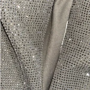 Zara Rhinestone Mini Body con Tan/Brown Dress (Size Small) thumbnail 8