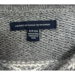 American Eagle Sweater Womens Sz S Fair Isle Nordic Cotton Wool Cabin Ski‎ Cozy thumbnail 5