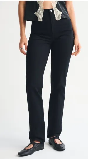 Abercrombie High-Rise Jeans 90s Straight thumbnail 1