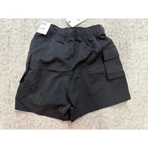 Nike Womens Sportswear Essential High Rise Cargo‎ Shorts Black DM6247-010 XS thumbnail 5