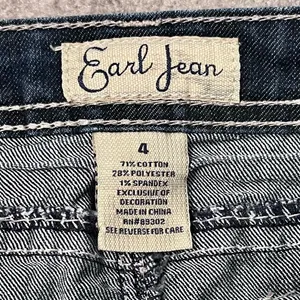 EARL JEAN Vintage Women’s Blue Denim Mini Skirt thumbnail 7