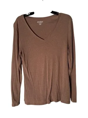 Old Navy Tan Tshirt‎ Women's L thumbnail 1