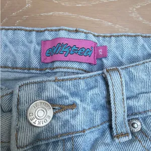 Edikted Shorts Cut Off Frayed Size XS Blue thumbnail 3