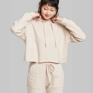 Wild Fable Cropped Hoodie Size Medium thumbnail 1
