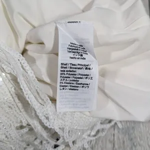 J. Crew Collection White Sequin Fringe Maxi‎ Dress Formal Evening Gown Size 2 thumbnail 10