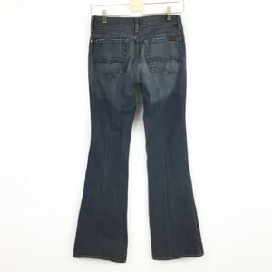 7 For All Mankind Flare Studded Pockets Jeans thumbnail 4