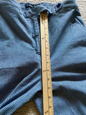 Nw/oTags Built by Wendy Angle Trousers Barrel Leg High Waist Engineer Stripe M thumbnail 12