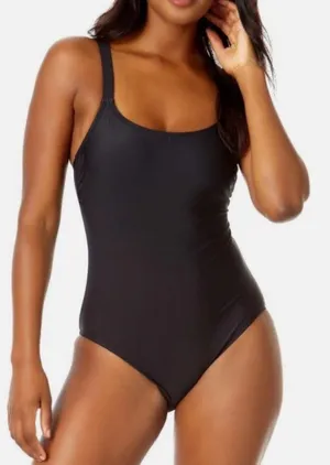 hurley modest one piece ladies swimsuit UPF 50+ Sun Protection.size medium thumbnail 1