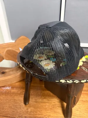 Not Gonna Hold My Horses Black Trucker Hat w/BS Tornado Pin thumbnail 5