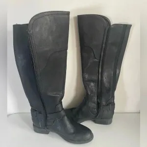 G by Guess Harson‎ Knee High Black Zipper Boot Sz 6.5M EUC! thumbnail 4