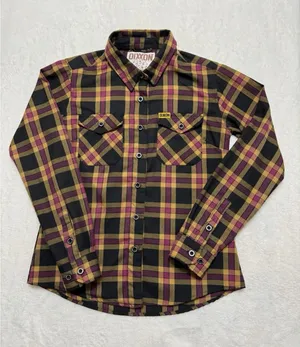 Dixxon Flannel Women's 22 Jumps Shirt Plaid Button Down Size Medium thumbnail 1