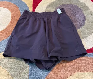 NWT Offline by Aerie High Rise 4” Inseam Athletic Running Shorts Brown Small thumbnail 1