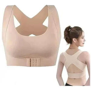 NWT ~ Seamless Front Buckle Closure Sports Yoga Activewear Bra ~ Women's LARGE thumbnail 2