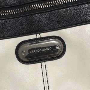 franco sarto shoulder handbag beige black thumbnail 2