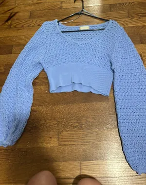 Altar'd State Cropped Sweater thumbnail 1