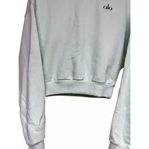 Aloha Island Alo Yoga Cropped Accolade Crew Neck Pullover Sweatshirt Spearmint Size Medium‎ thumbnail 5
