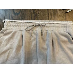 Zella ZellaSoft Luxe High Waist Knit Shorts Heather Grey 30" L/XL Bouncy Fabric thumbnail 7