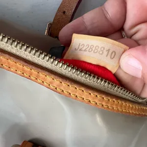 Dooney & Bourke Patent Leather Barrel Satchel in Taupe/Putty gray Vachetta Trim thumbnail 10