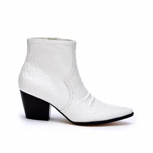 Matisse DEVON Snakeskin Print Bootie SIZE‎ 6 $120 White thumbnail 2