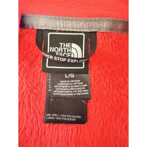 The North Face Osito 2 Red Full Zip High Pile Fleece Jacket Womens Large thumbnail 6