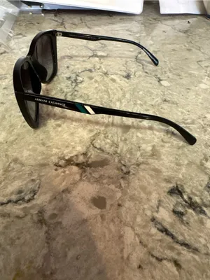 Armani Exchange Black Oversized Women's Sunglasses thumbnail 3
