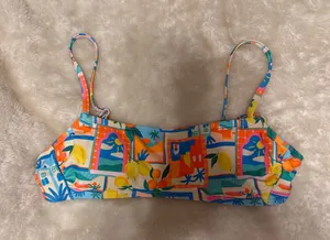 Target, Wild Fable Colorful Bikini Top  thumbnail 1
