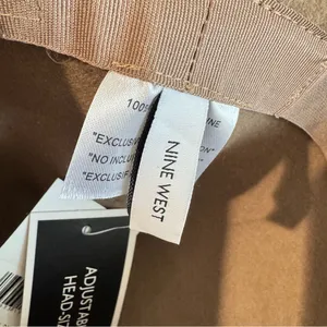 NWT Nine West 100% Wool Felt‎ Taupe Hat One Size thumbnail 4