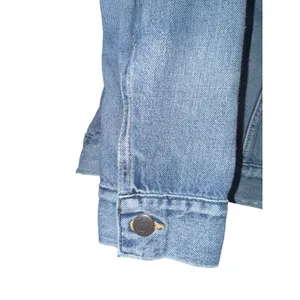 Able The Merly Jean Jacket Women's 2X‎ Medium Wash Distressed Luxury Utility thumbnail 3