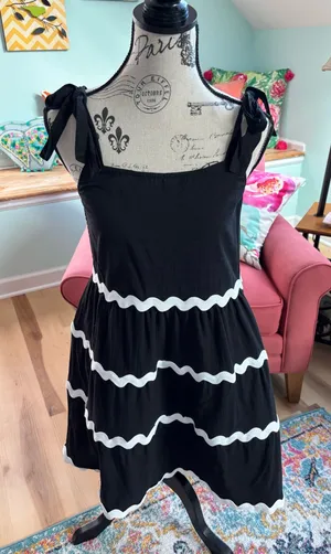 Boutique Black Sundress thumbnail 1