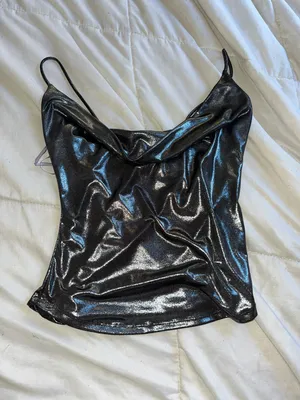 Windsor Metallic  Scoop Neck Top thumbnail 1