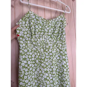 NWT Lulus Timeless Touch Green Floral Print A-Line Midi Dress Sundress Beachy XL thumbnail 5