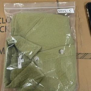 NWOT Madewell Quilted Crop Shirt-Jacket Shacket Button Down Green‎ NJ607 Medium thumbnail 11
