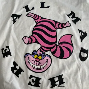New Alice In Wonderland Cheshire Cat All Mad Here Adult Unisex T-shirt S thumbnail 2