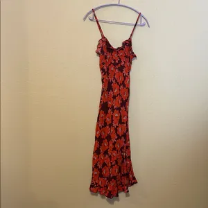 Rollas Shelley‎ Datura Slip Dress in Raspberry Size XS thumbnail 5