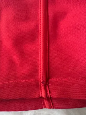 Edikted Teagen Mesh Corset Top in Red thumbnail 8