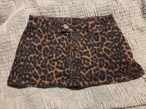 Cheetah Mini Skort Brown Size XS thumbnail 2