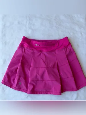 Women’s Lululemon Pace Rival Skirt in Sonic Pink thumbnail 5