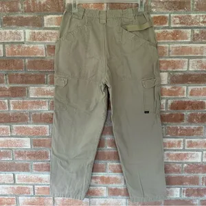 5.11 Tactical Cotton Utility Straight Pants Canvas Khaki Womens 14 Cargo Uniform thumbnail 5