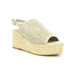 Steven By Steve Madden Courage Jute Espadrille Wedges Taupe Size 10 thumbnail 2