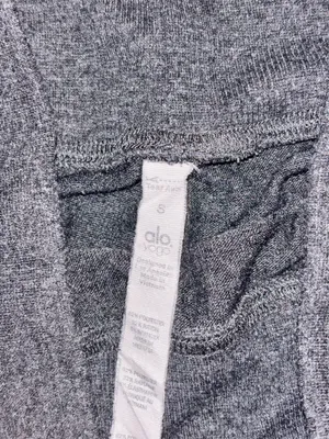 Women’s gray alo yoga athletic leggings size S thumbnail 3