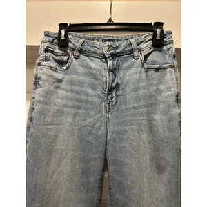 American Eagle Super High Rise Baggy Wide Leg Jeans Womens size 2 Grunge Skater thumbnail 2
